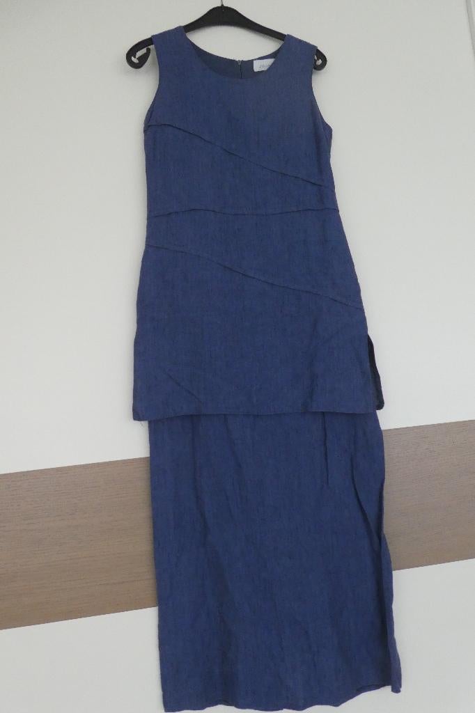 Robe Longue Bleu T. 38, Enlèvement, Porté, Taille 38/40 (M), Bleu
