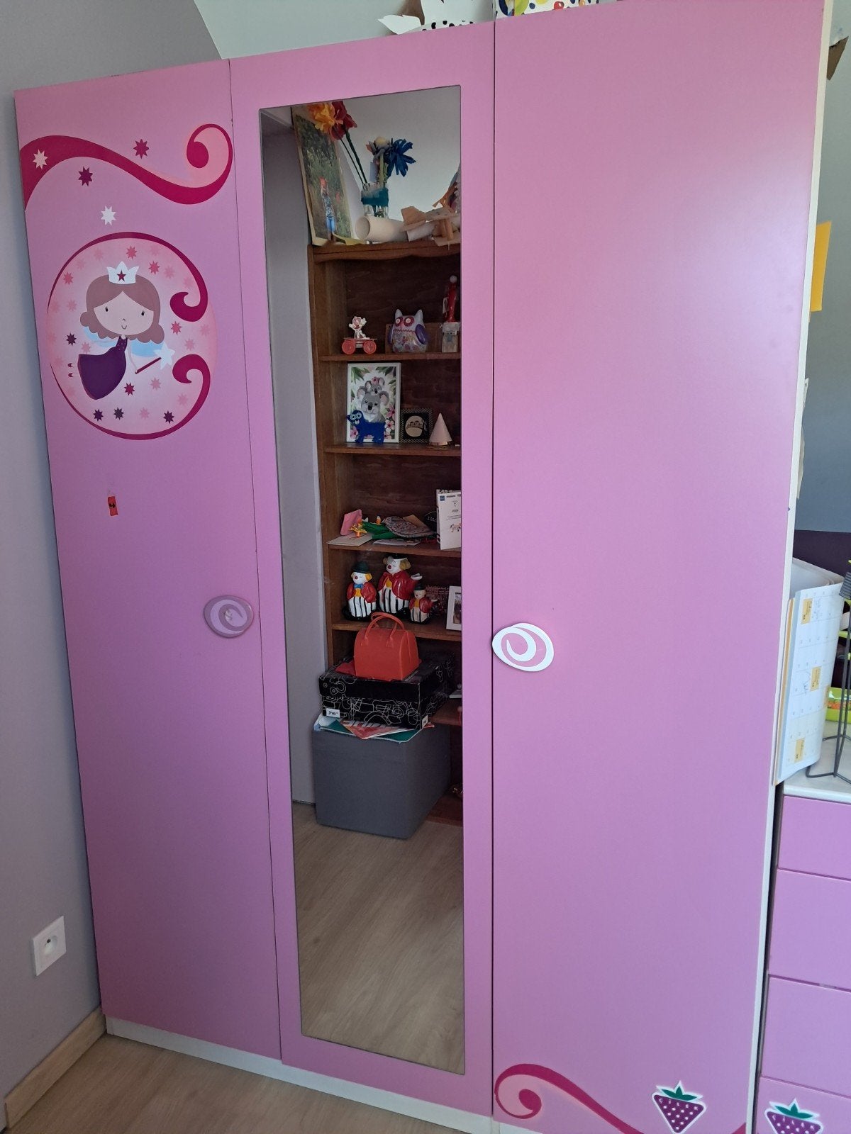 volledige kinderkamer te koop, Ophalen, Gebruikt, Prinses