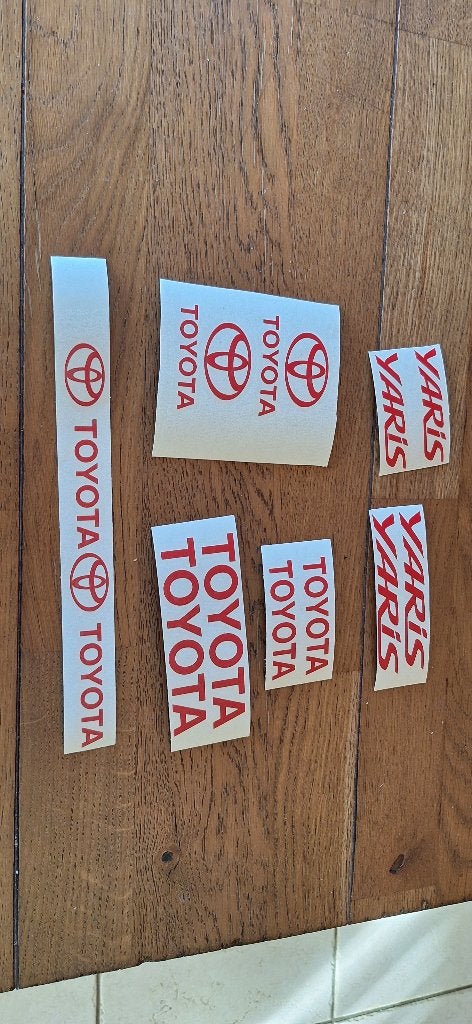 Toyota stickers, Verzamelen, Stickers, Ophalen, Nieuw
