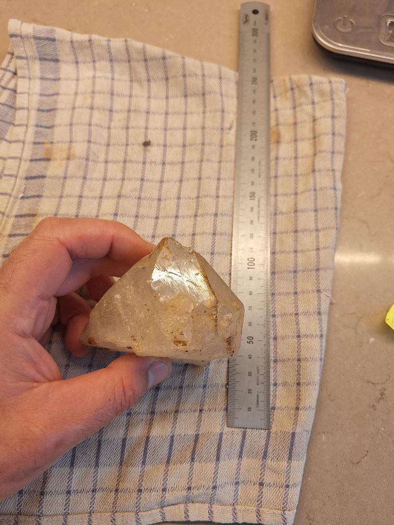 Grande Pointe de Quartz Brut (Cristal de Roche) Massif, Enlèvement ou Envoi, Minéral