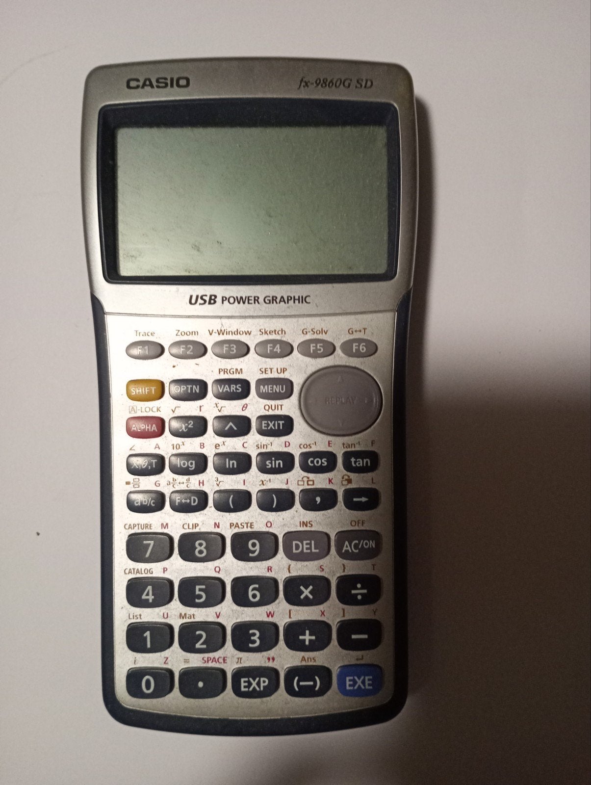 Casio USB POWER GRAPHIC fx-9860G SD, Divers, Enlèvement, Calculatrices graphique, Utilisé