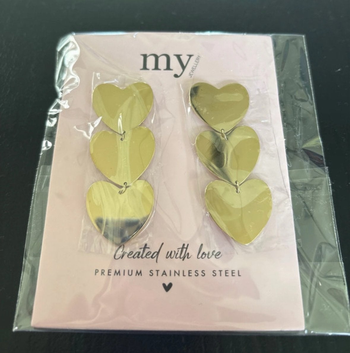 Oorbellen Stainless Steel My Jewellery, Enlèvement, Neuf, Or, Pendantes