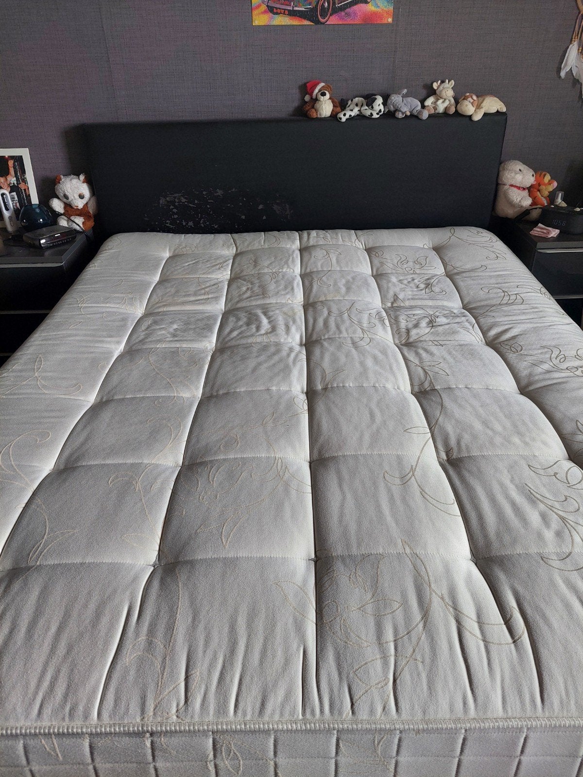 Boxspring Beka, Ophalen, Gebruikt, Zwart, Tweepersoons