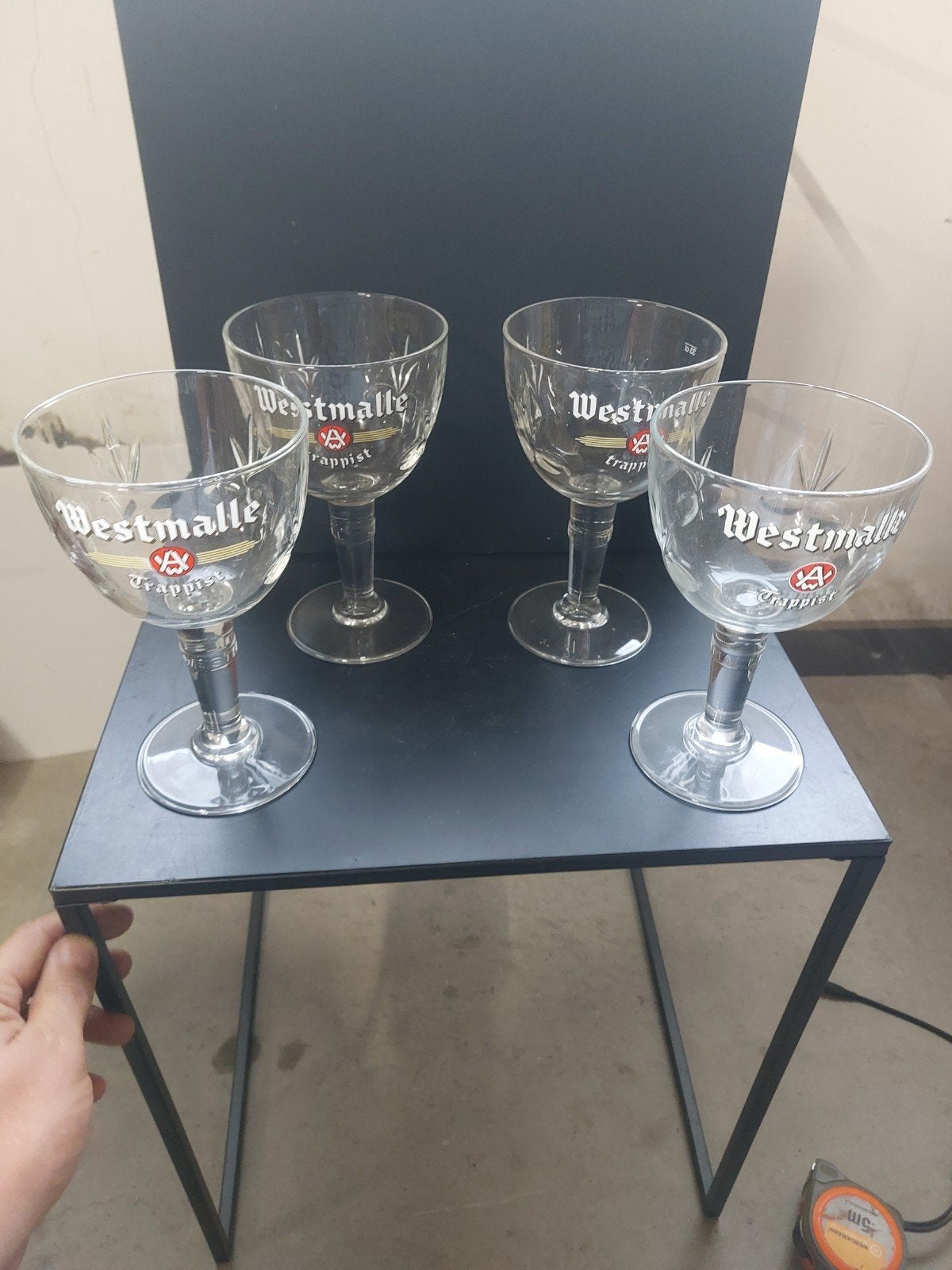 West malle bierglazen, Verzamelen, Glas en Drinkglazen, Ophalen of Verzenden, Nieuw, Bierglas