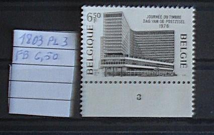 Belgique  1803 **/mnh, Neuf, Non oblitéré, Sans enveloppe, Envoi