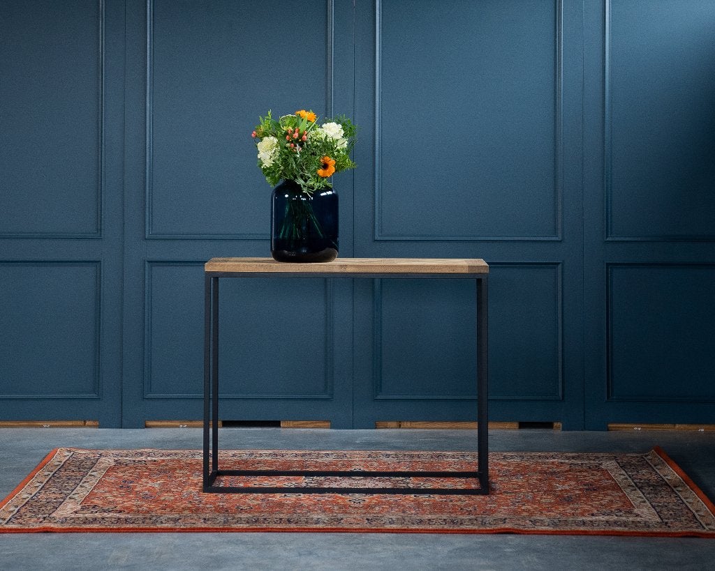Table murale minimaliste en chêne, Maison & Meubles, Enlèvement, Comme neuf, Chêne, Minimalistisch
