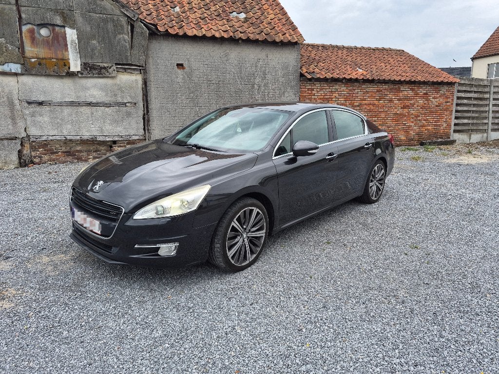 Peugeot 508 GT 2.2 HDi 150 pk Automaat, Automaat, Euro 5, Zwart, Leder en Stof