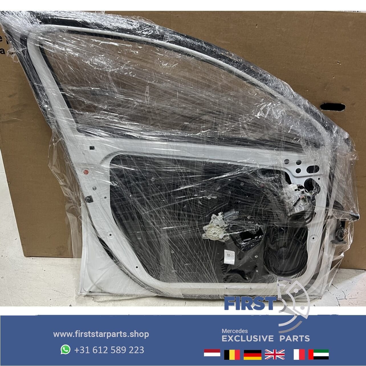 W177 DEUR COMPLEET PORTIER WIT LINKS VOOR Mercedes A Klasse, Gebruikt, -, Deur, Voor