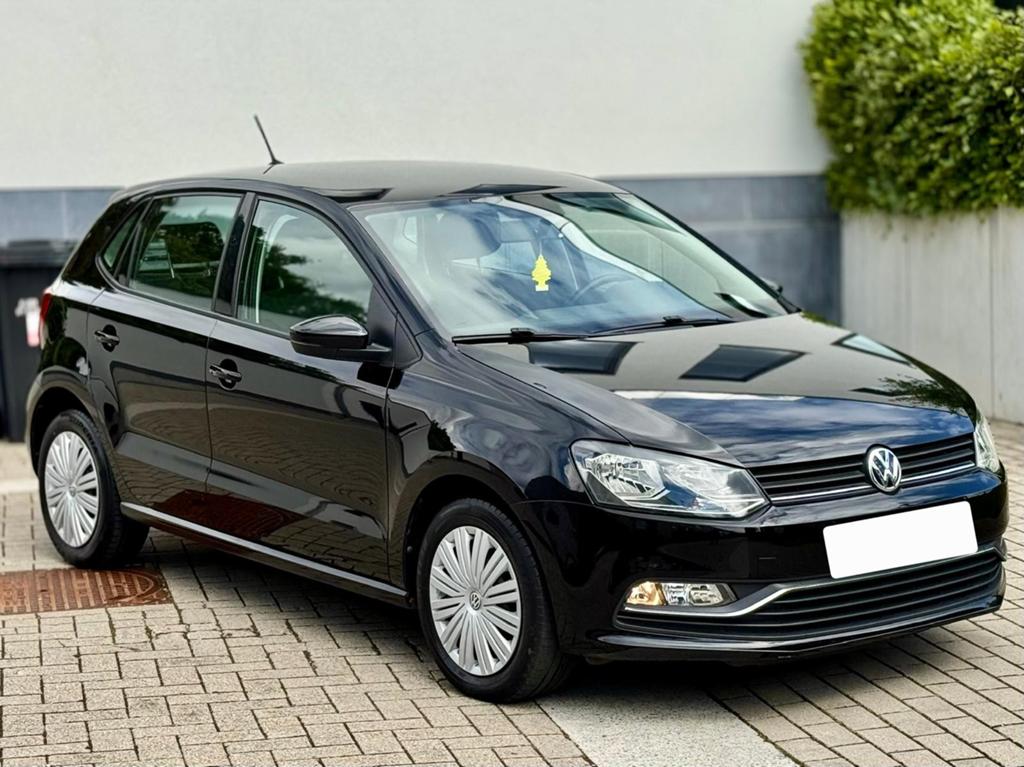 VOLKSWAGEN POLO 1.0i ~ 75PK ~ 2016 ~ ALLSEASON ~ CRPLAY ~ GV, Autos, Achat, Euro 6, Entretenue par le concessionnaire, Noir