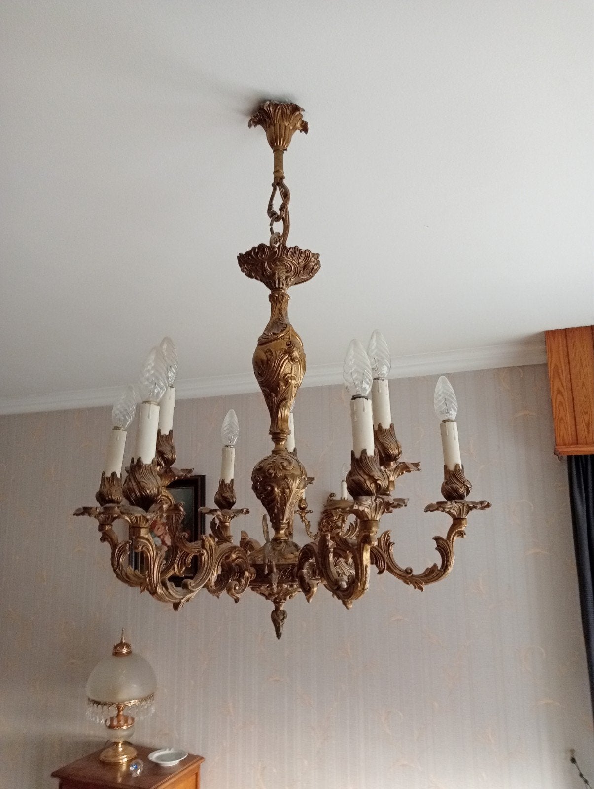 3 koperen kroonluchters.lees advertentie, Antiek en Kunst, Antiek | Verlichting, Ophalen