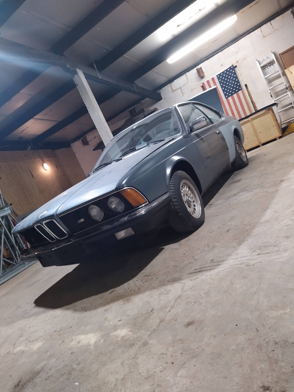 Bmw 6serie e24 628 1983, Auto's, Blauw, Handgeschakeld, Particulier, Blauw