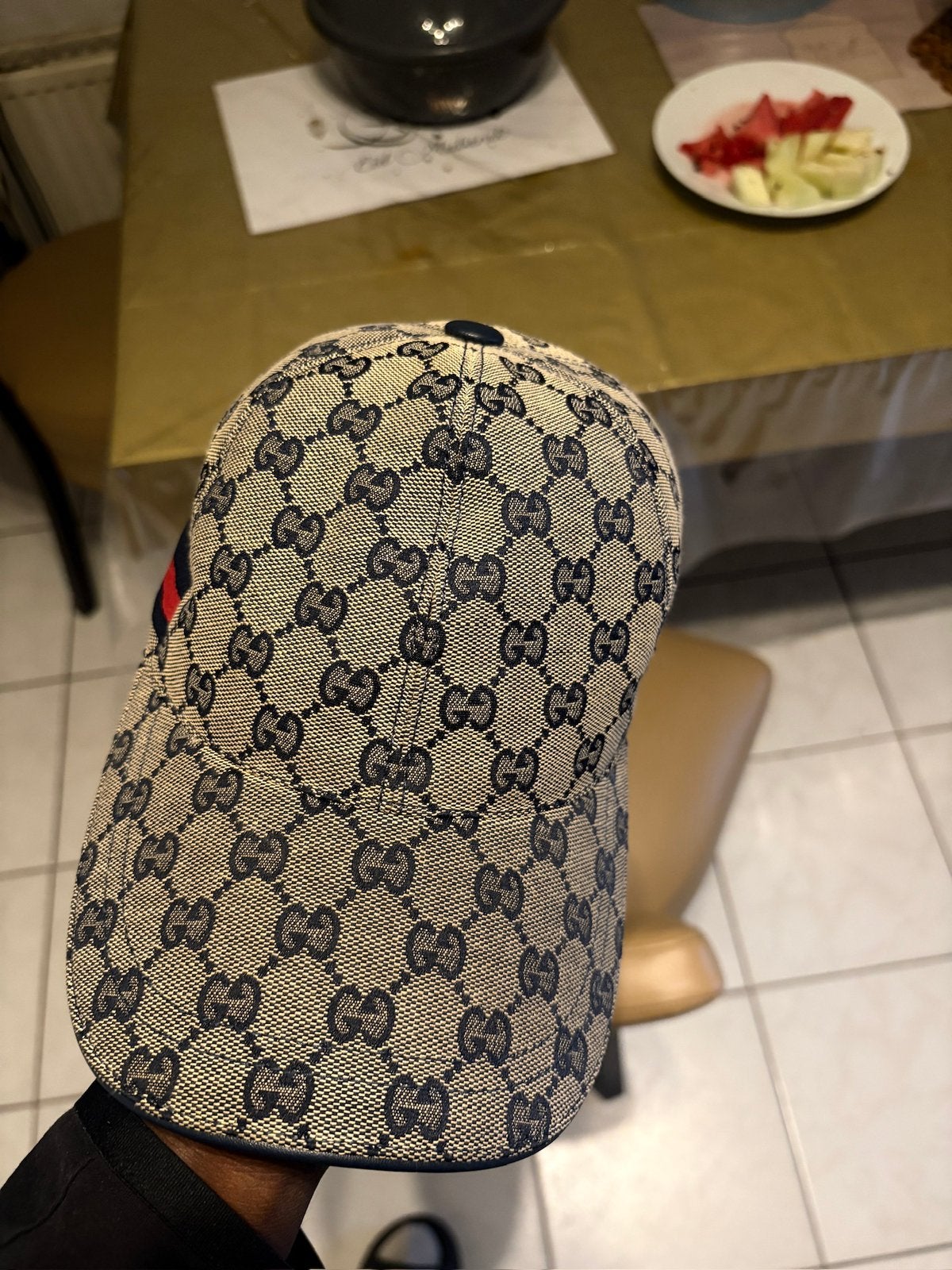 Gucci pet, Ophalen of Verzenden, Zo goed als nieuw, Pet