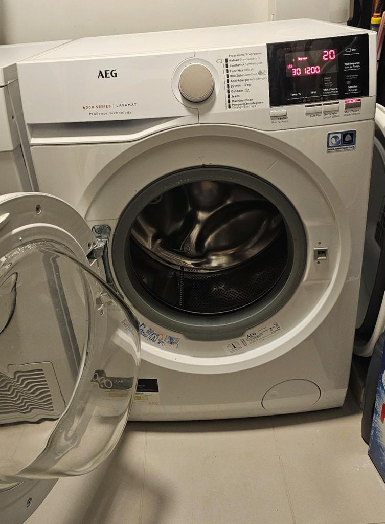 AEG wasmachine 6000series 9KG A++ perfecte staat, Elektronische apparatuur, Wasmachines, Ophalen, 8 tot 10 kg, Zo goed als nieuw