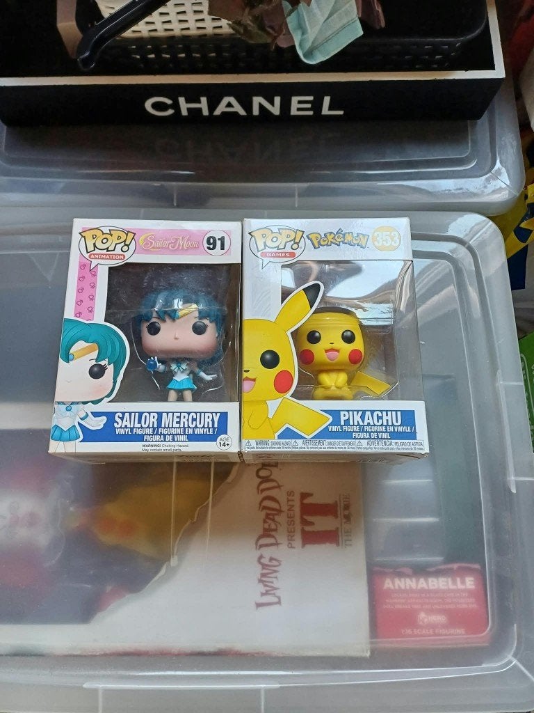 Pop SAILOR MERCURY 91 + PIKACHU 353 RAERE zeemansmaan, Verzamelen, Ophalen, Zo goed als nieuw, Fantasy