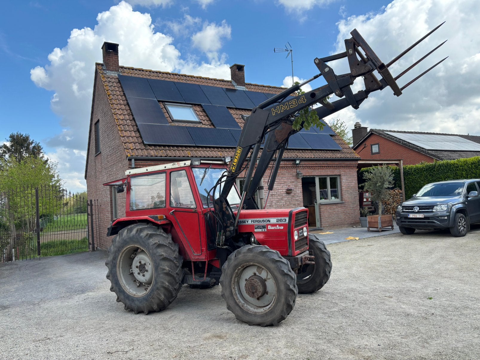 Massey 263, Articles professionnels, Enlèvement, Massey Ferguson