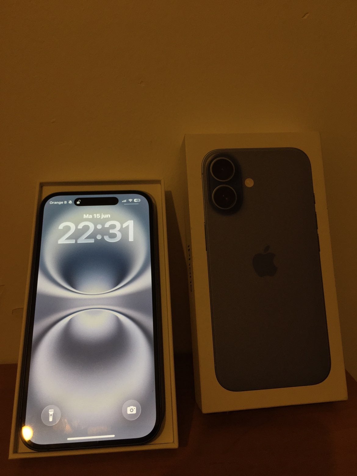 iPhone 16 128GB Blue, 128 GB, Blauw, IPhone 16, Ophalen of Verzenden