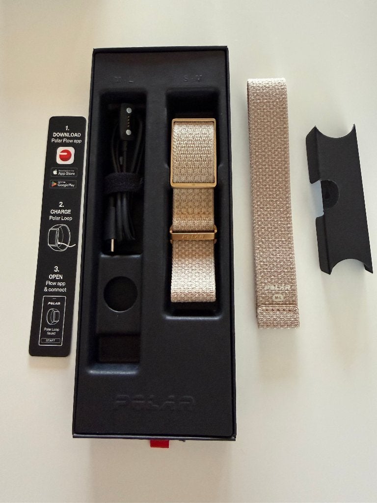 Polar Loop - schermloze health band - Greige Sand, IOS, Ophalen of Verzenden, Zo goed als nieuw, Waterdicht