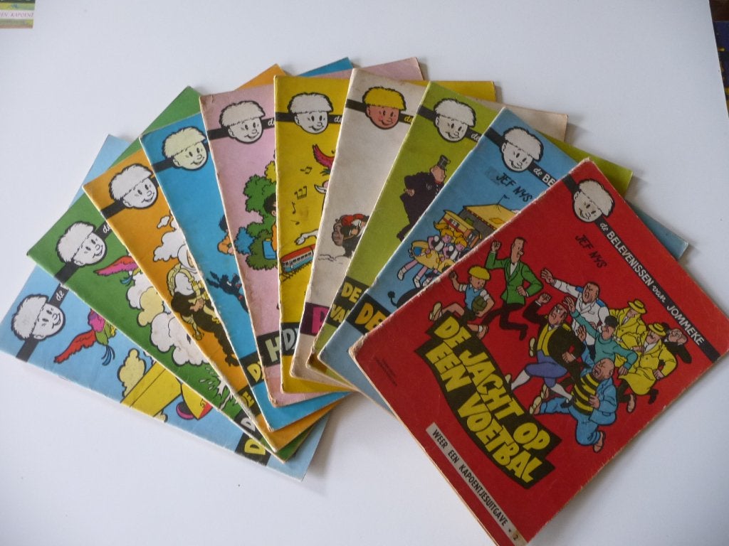 Jommeke - 10 eerste albums, Boeken, Gelezen, Jef Nys., Ophalen of Verzenden, Meerdere stripboeken