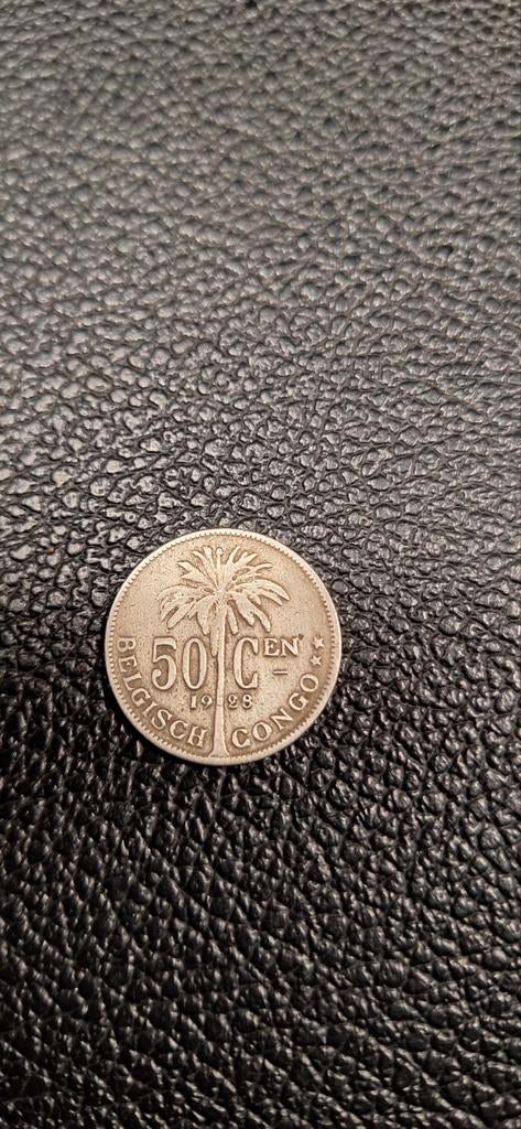 Belgisch congo 50 centiem 1928 Vl., Enlèvement ou Envoi