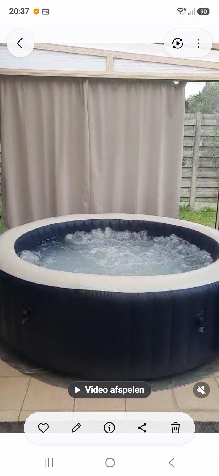 jacuzzi, Enlèvement