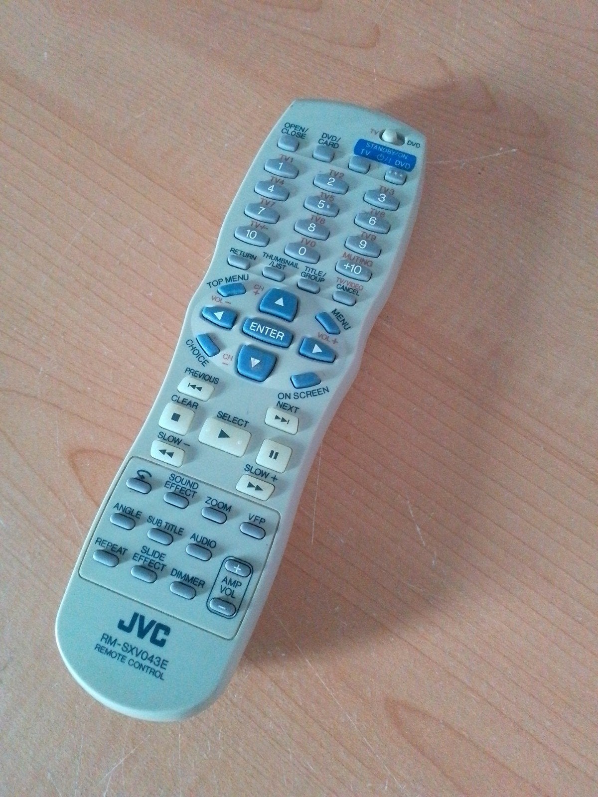 Afstandsbediening Jvc RM-SXV043E., Ophalen of Verzenden, Gebruikt, Origineel, Dvd
