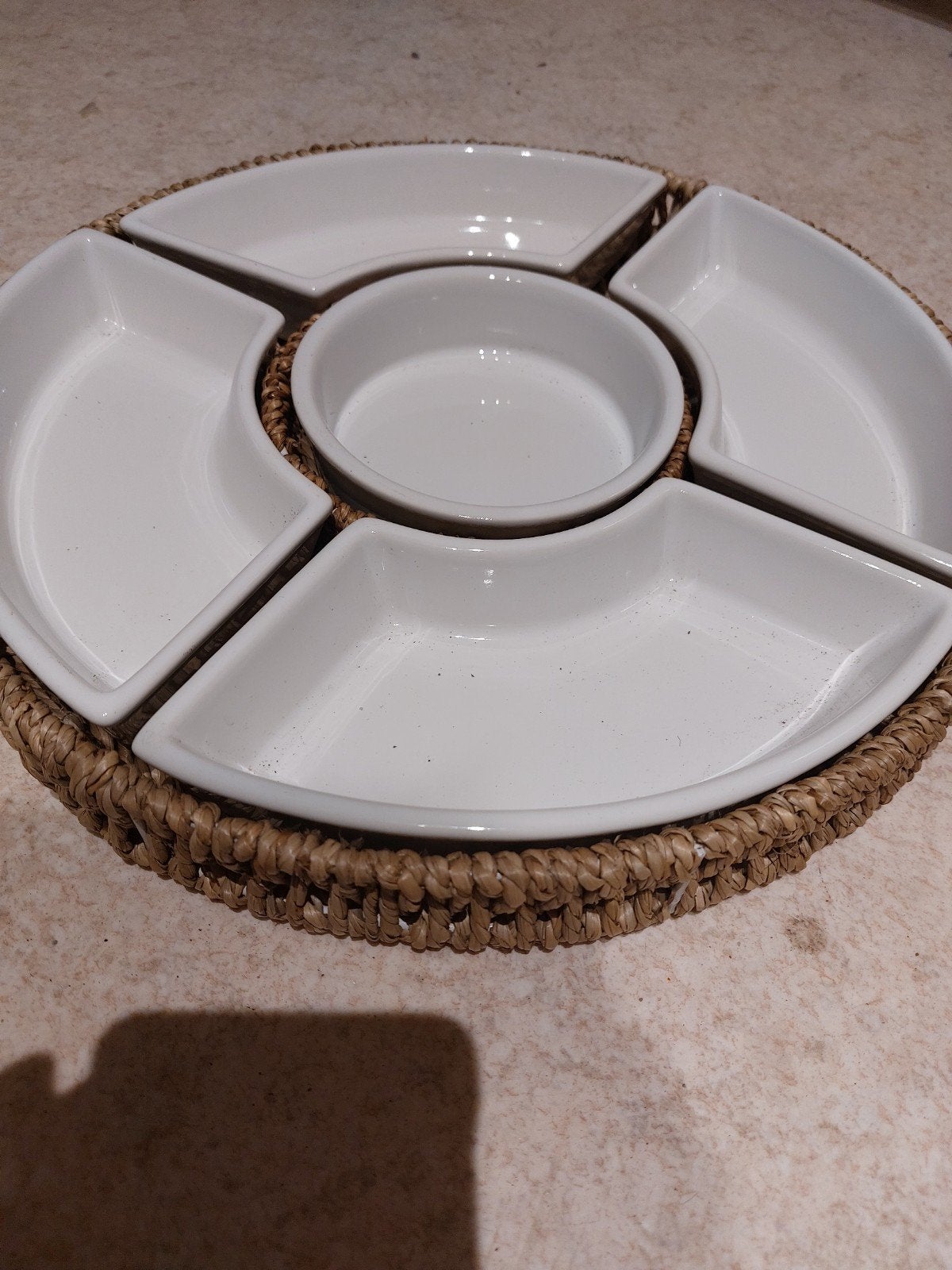 mooie tapas schaal.bijna niet gebruikt, Huis en Inrichting, Woonaccessoires | Schalen en Manden, Ophalen, Schaal
