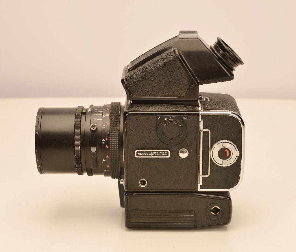 Hasselblad ELX 6x6, complete set met 3 lenzen, Audio, Tv en Foto, Ophalen of Verzenden, Gebruikt, Spiegelreflex, Overige Merken