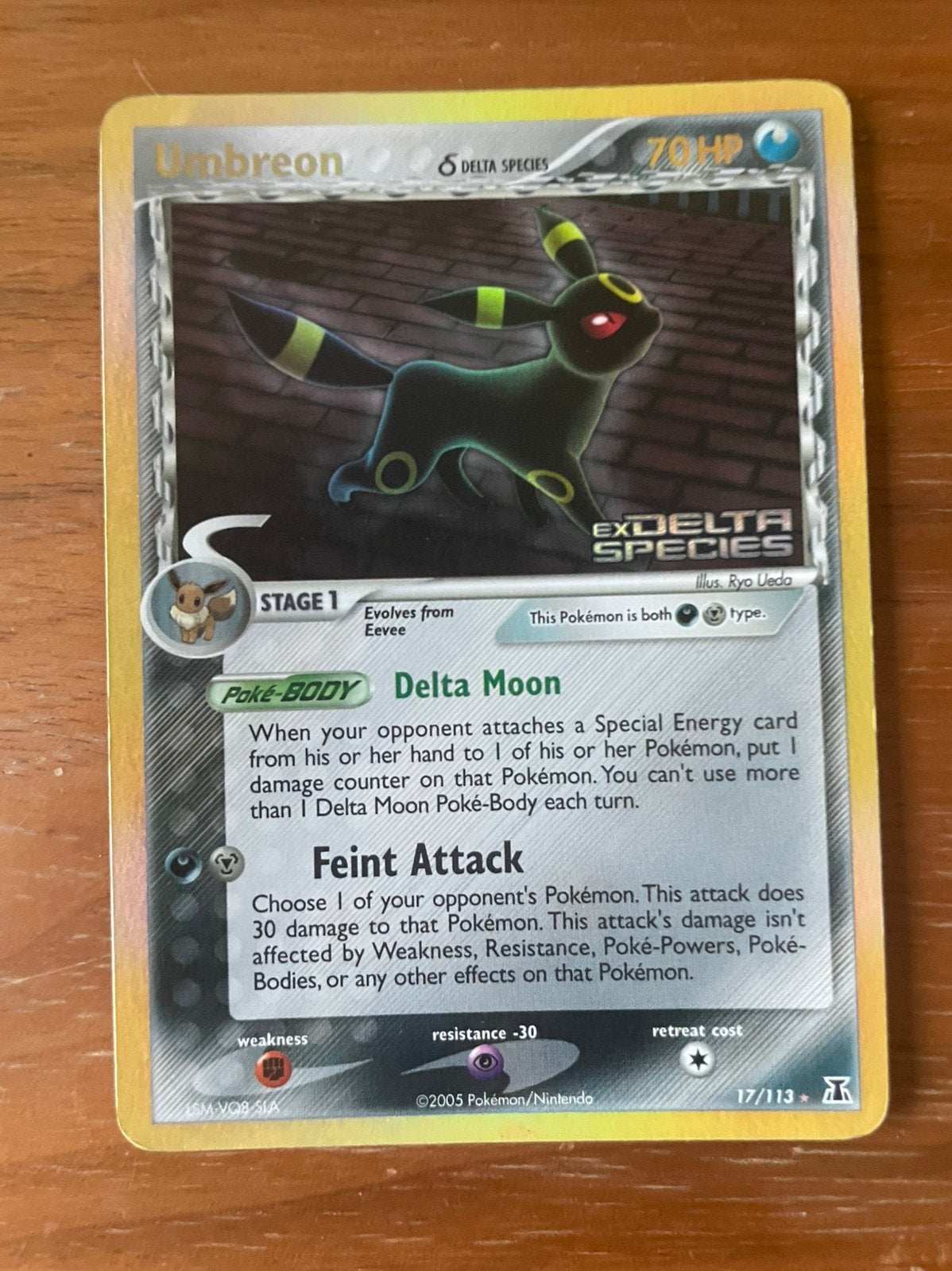 Umbreon delta species reverse holo, Enlèvement ou Envoi, Comme neuf, Cartes en vrac, Foil