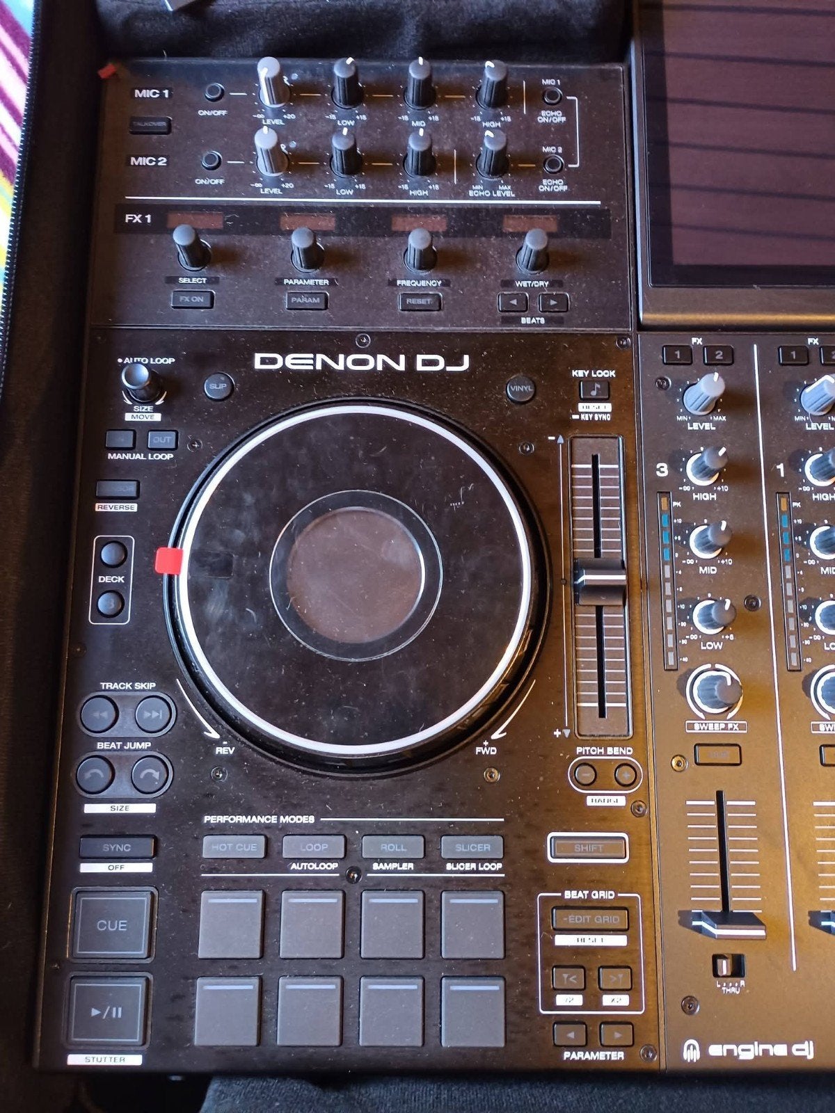 Pack Denon DJ Prime 4+ (Excellent état) + Sac + Decksaver, Enlèvement, Denon