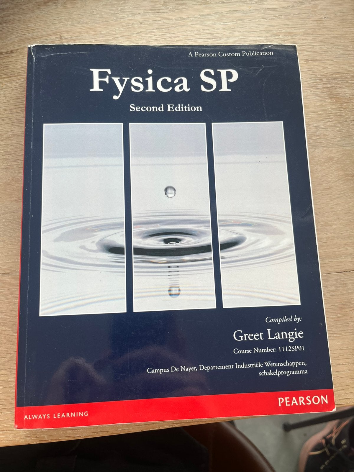 Fysica SP - Geert Langie - Pearson, Ophalen of Verzenden, Gelezen, Natuurwetenschap