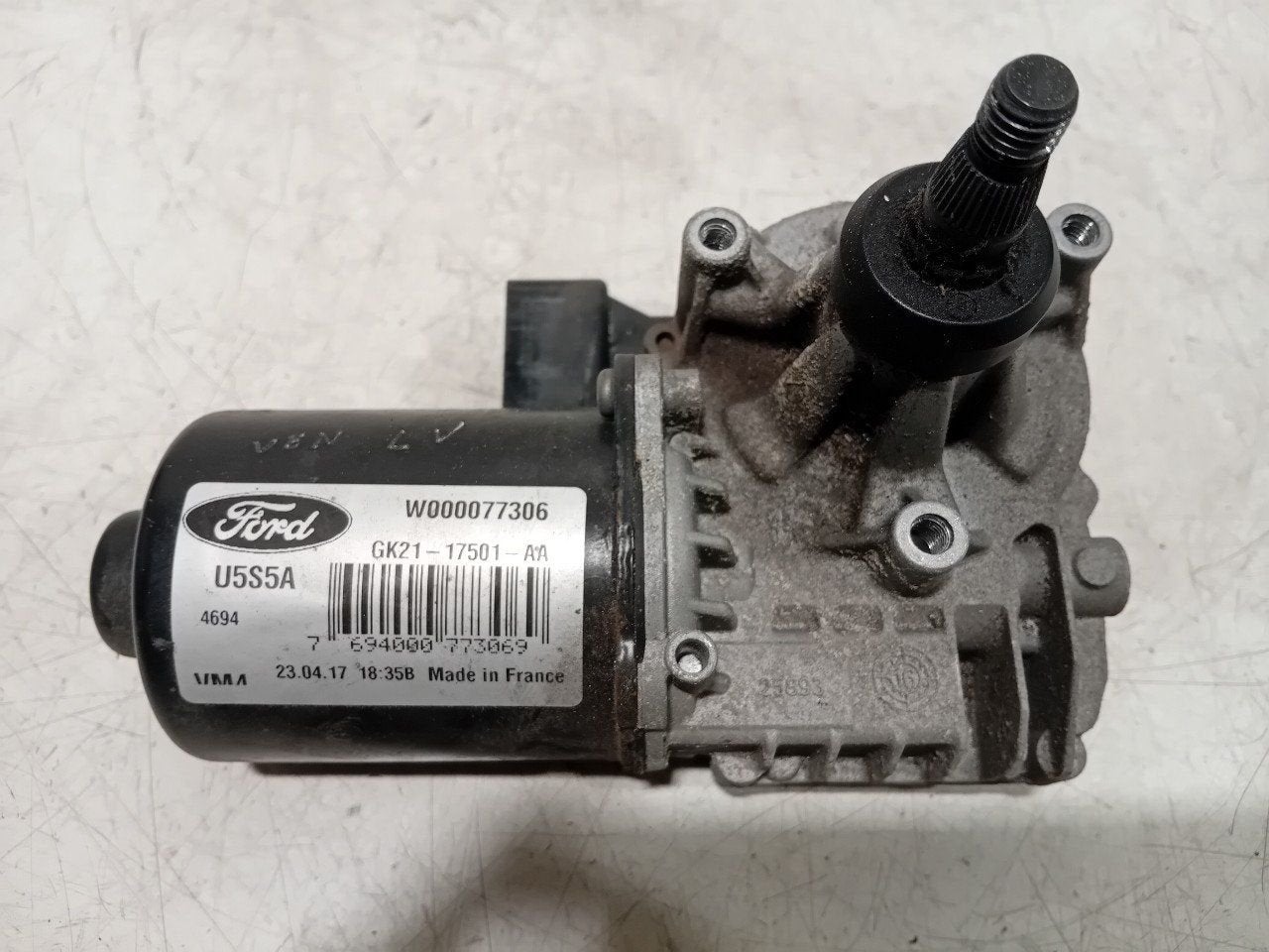 Ruitenwissermotor voor Ford Transit, Onderdelen@venauto.nl, Van der Ven Autorecycling B.V., Gebruikt, Ettenseweg 76, 4706 PB Roosendaal, The Netherlands