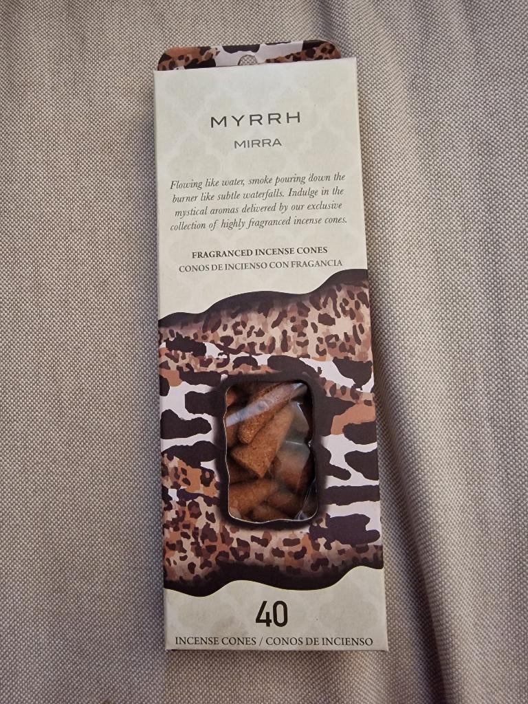40 cônes d'encens à la myrrhe de la marque Flora Classique, Enlèvement, Neuf, Classique