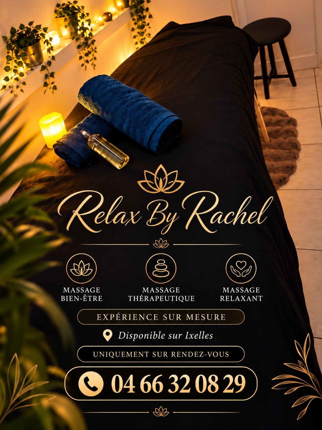 Massage Relaxant - Massage bien-être à Ixelles, Ontspanningsmassage