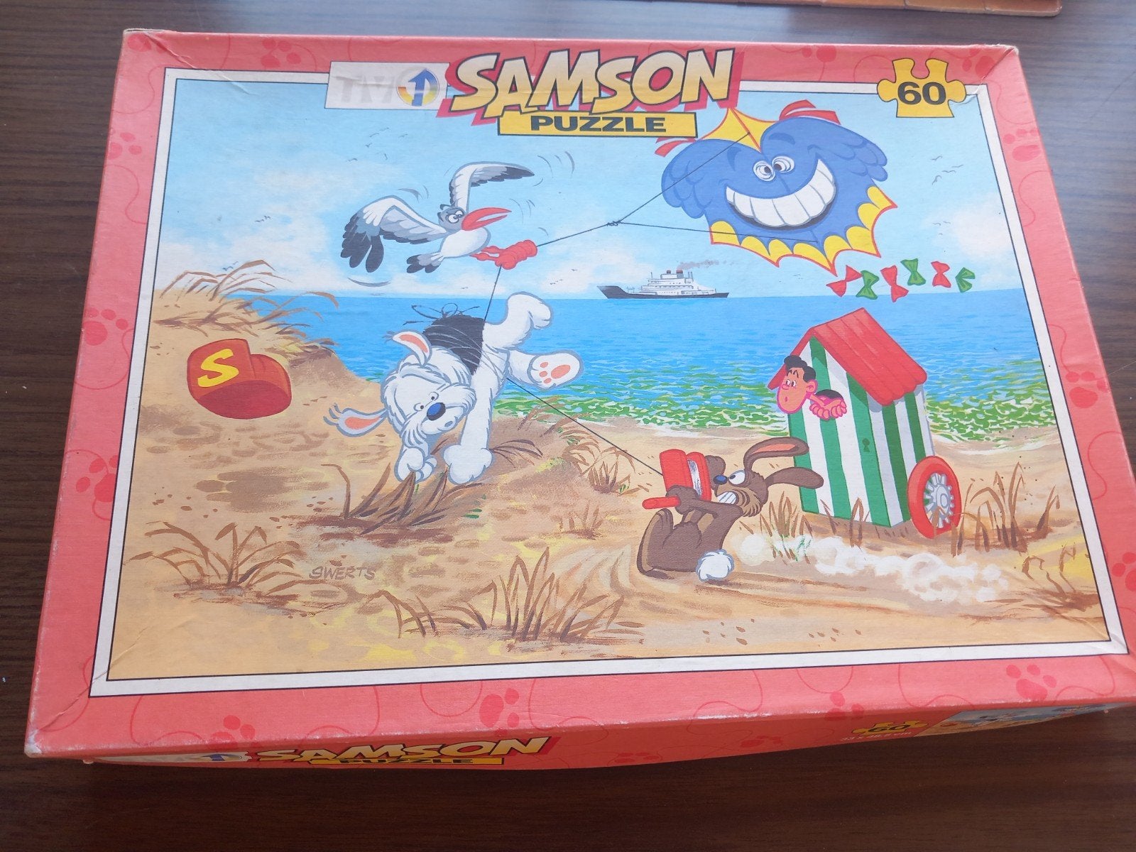 Puzzel Samson 60 stukjes, Kinderen en Baby's, Speelgoed | Kinderpuzzels, Ophalen, Meer dan 50 stukjes, Zo goed als nieuw, 4 tot 6 jaar