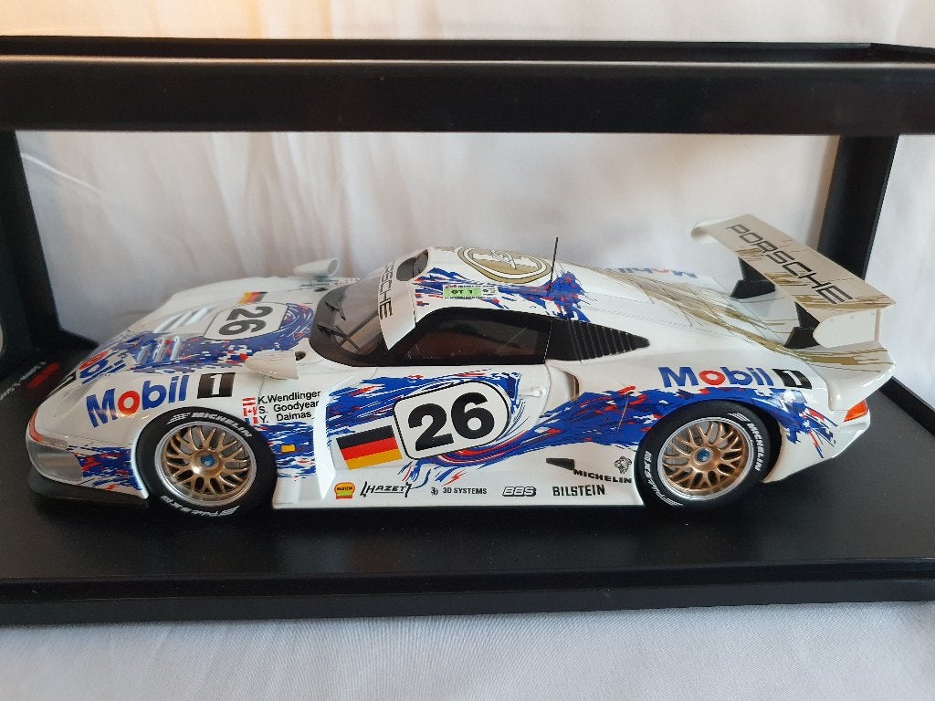 Dalmas, Karl, Goodyear Porsche 911 GT1 24H Le Mans 1996 1:18, Enlèvement ou Envoi, Neuf, Voiture, Autres marques