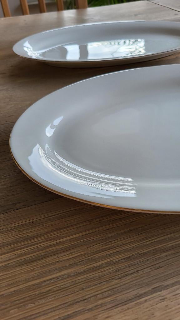 Service Zara Home porcelaine blanc et doré, Antiek en Kunst, Ophalen
