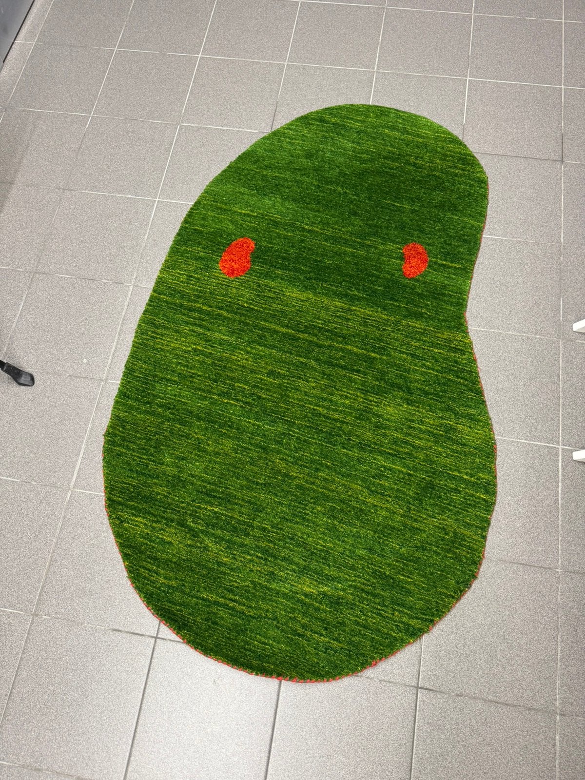 Groen wollen tapijt kinderkamer 170x100cm, Huis en Inrichting, Stoffering | Tapijten en Vloerkleden, Ophalen, 50 tot 100 cm, Zo goed als nieuw