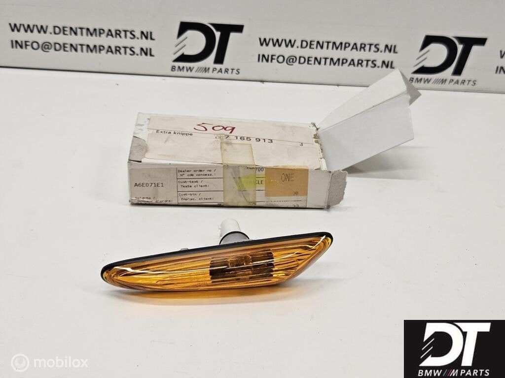 Richtingaanwijzer spatbord links BMW E46 63137165913, Nieuw, Ophalen of Verzenden