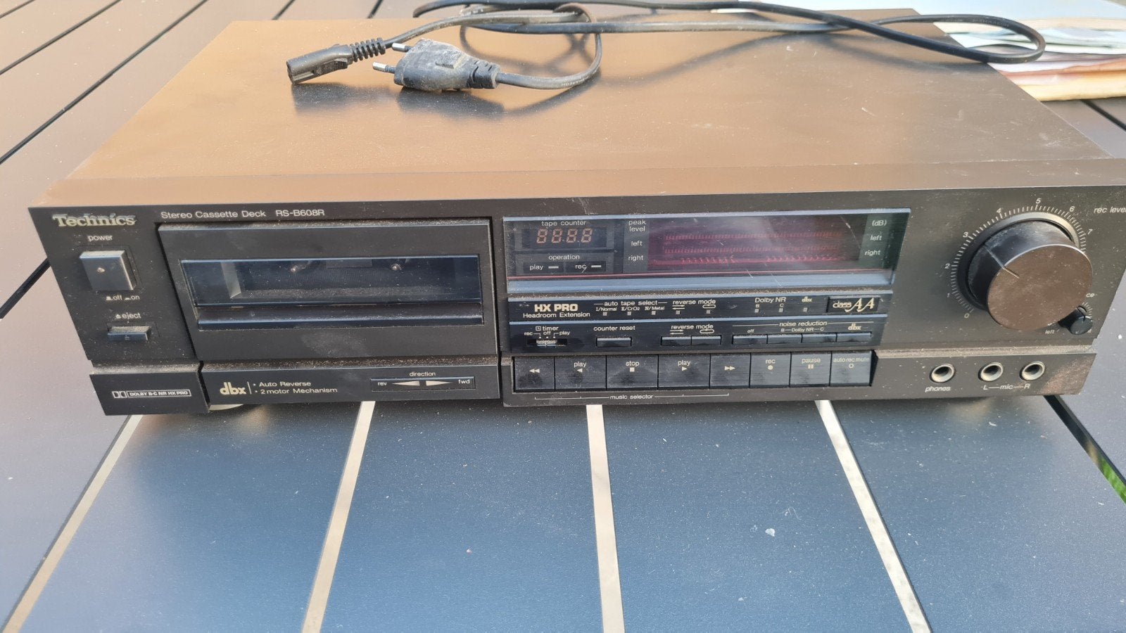 deck cassettes TECHNICS., Audio, Tv en Foto, Ophalen, Gebruikt