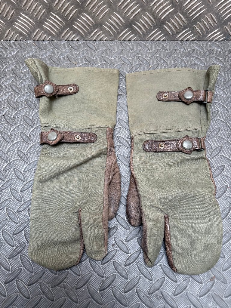 GANTS DE MOTO DE LA WEHRMACHT - 3 DOIGTS - WWII, Envoi, Armée de terre, Autres types