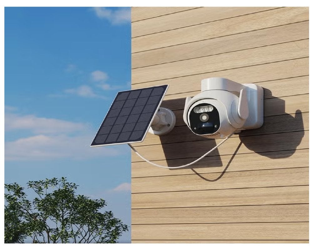 Smart outdoor ptz battery solar camera - 1080p HD | 2.4GHz, TV, Hi-fi & Vidéo, Caméras de surveillance, Neuf, Caméra extérieure