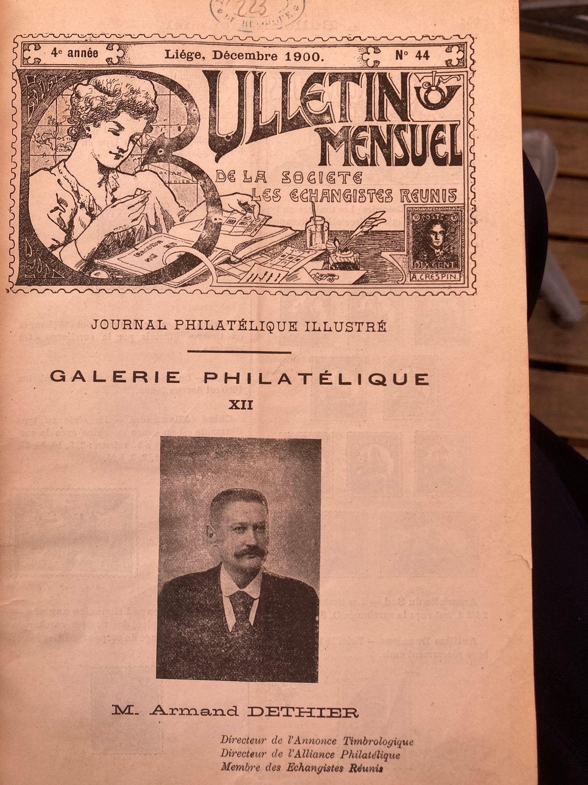 La revue postale 1900-1903/ les echangistes reunis, Antiek en Kunst, Verzenden
