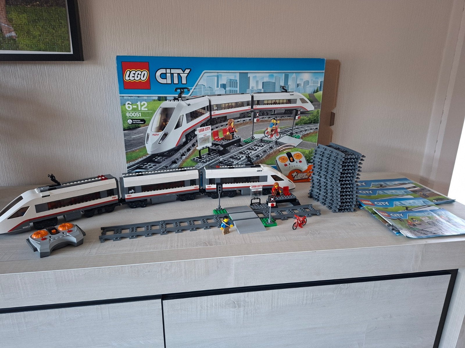 Lego Treinset + sporen, Ophalen