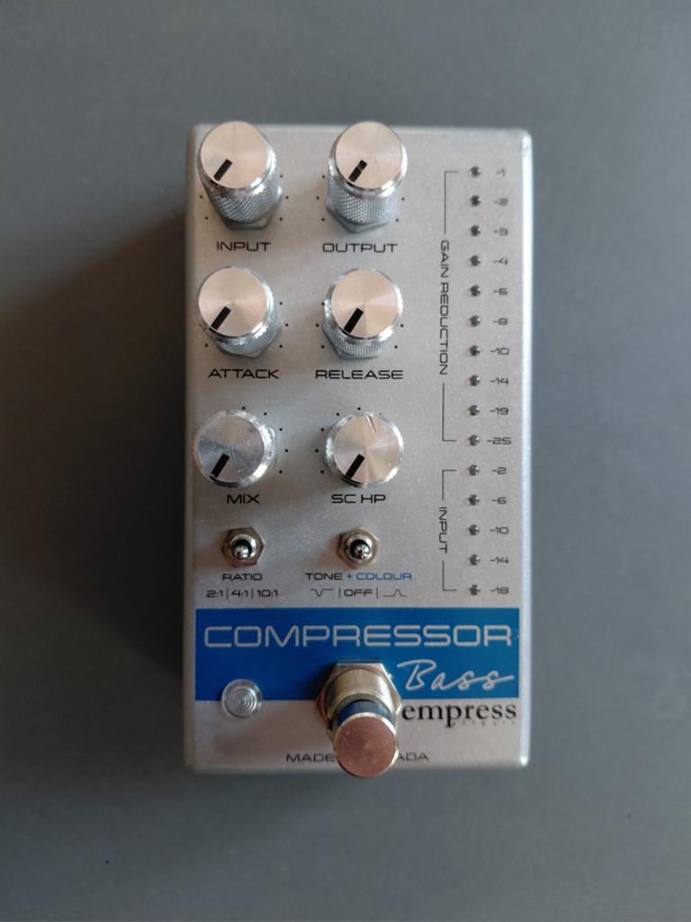 Empress Effects bascompressor Silver Spk, Muziek en Instrumenten, Effecten, Ophalen of Verzenden, Zo goed als nieuw, Compressor