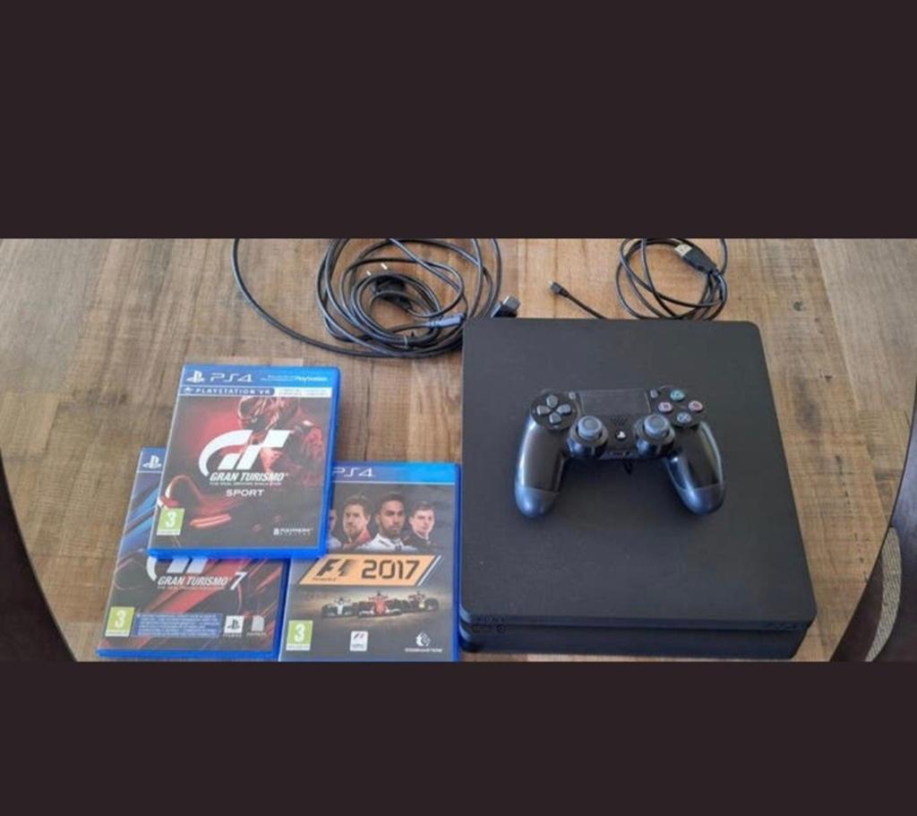 PlayStation 4 slim 500GB, Games en Spelcomputers, Spelcomputers | Sony PlayStation 4, Ophalen of Verzenden, Met 1 controller, Slim