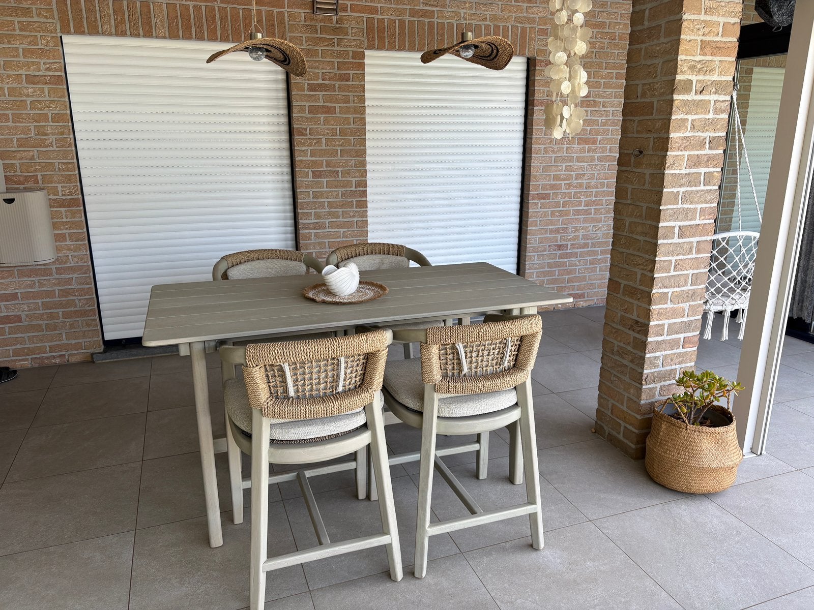 Buitentafel met 4 stoelen castle line, Enlèvement, Neuf