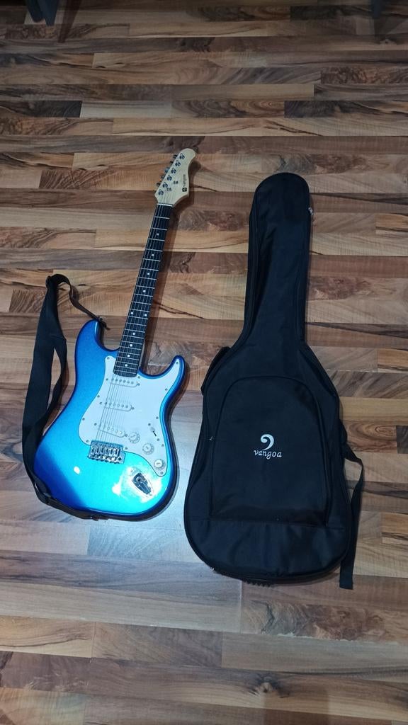 Guitare électrique avec amplificateur et housse de transport, Musique & Instruments, Instruments à corde | Guitares | Électriques