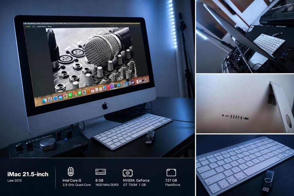 Apple iMac 21.5” Late 2013 – i5, Computers en Software, Desktop Pc's, Ophalen of Verzenden, Zo goed als nieuw, 8 GB, SSD
