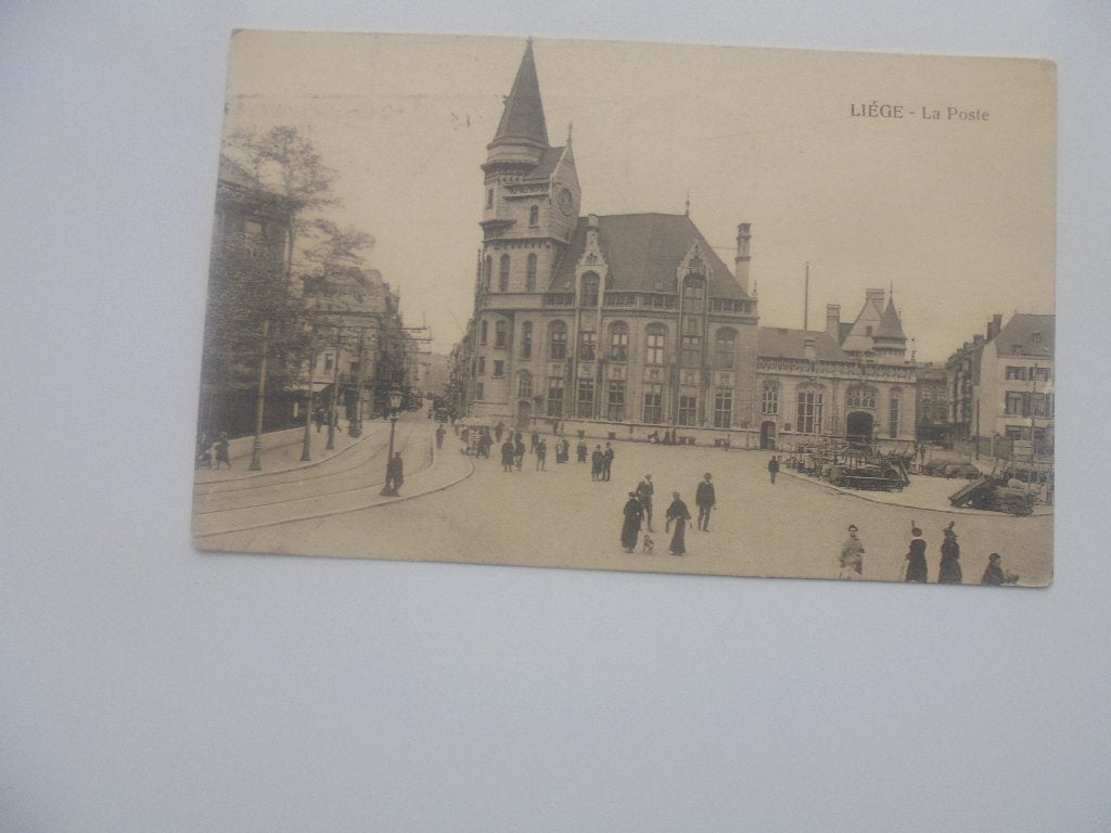 liége - la poste, Verzenden, 1920 tot 1940, Gelopen, Luik