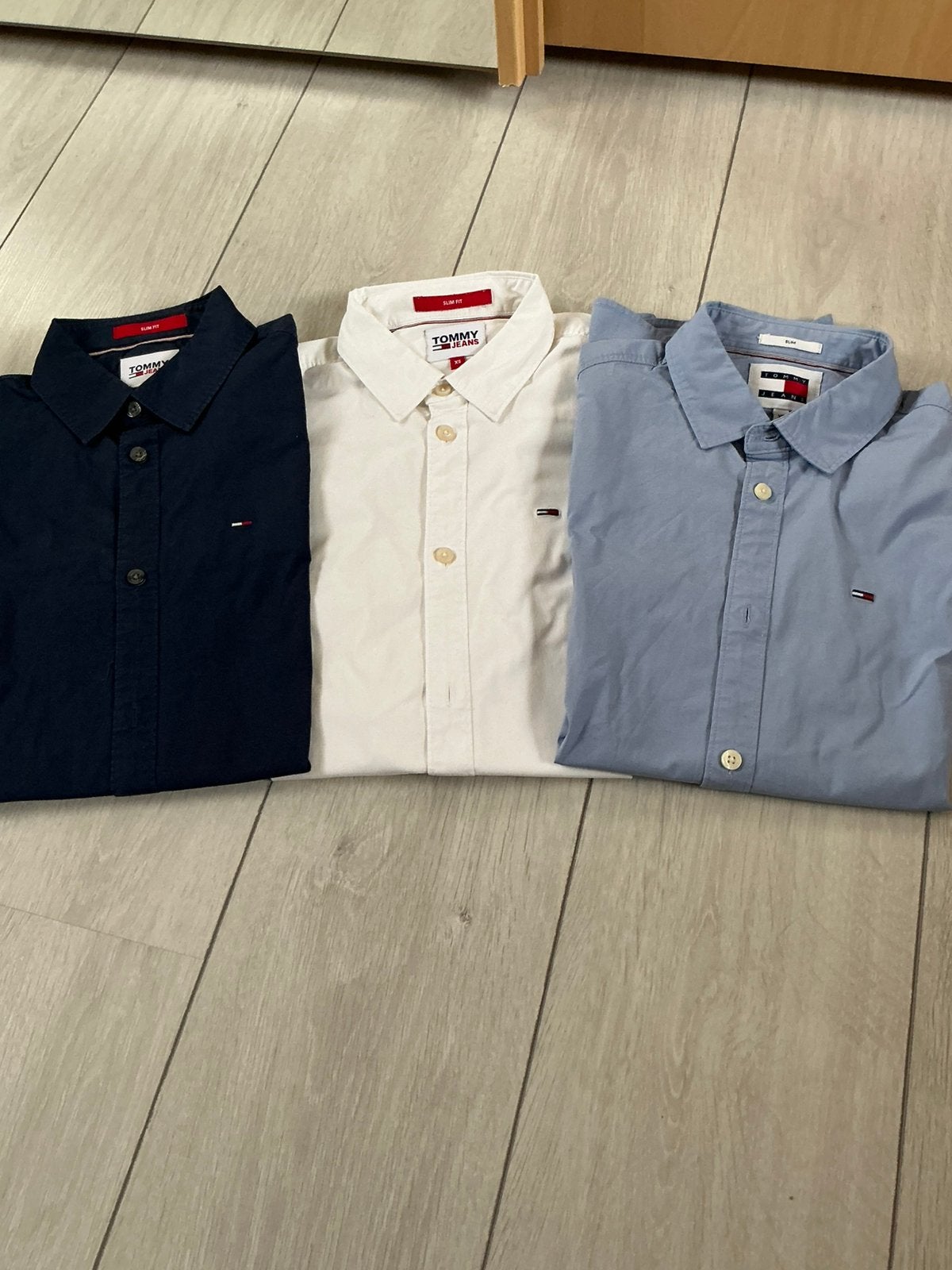 3 hemden tommy jeans, Kleding | Heren, Ophalen, Zo goed als nieuw, Overige maten